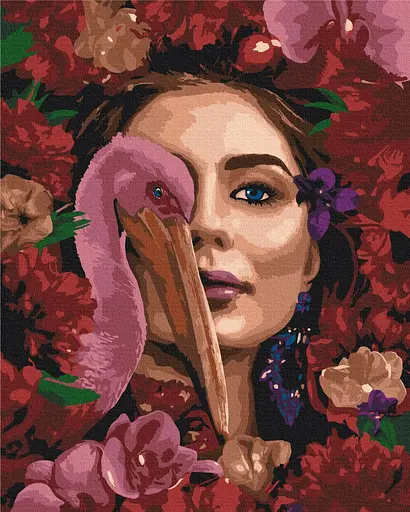 Картина по номерам на подрамнике Brushme Взгляд джунглей