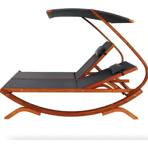 Садовый шезлонг Di Volio Pionza двухместный серый - фото 4