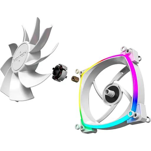 Вентилятор MONTECH 120MM RX120 PWM WHITE (RX120 PWM WHITE) - фото 5