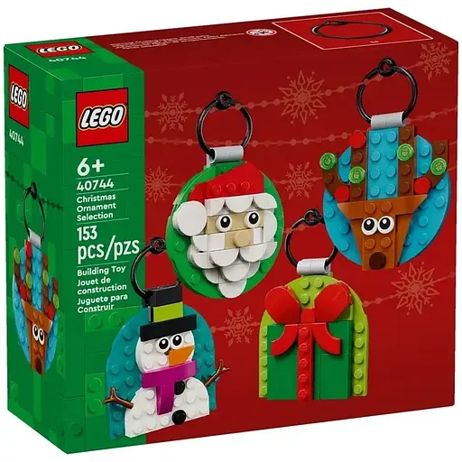 Уцінка. Конструктор LEGO Iconic Набір різдвяних прикрас 153 деталі (40744)