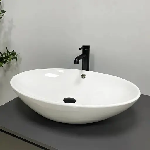 Умивальник VBI Olivella white накладний VBI-012902, Білий - фото 1