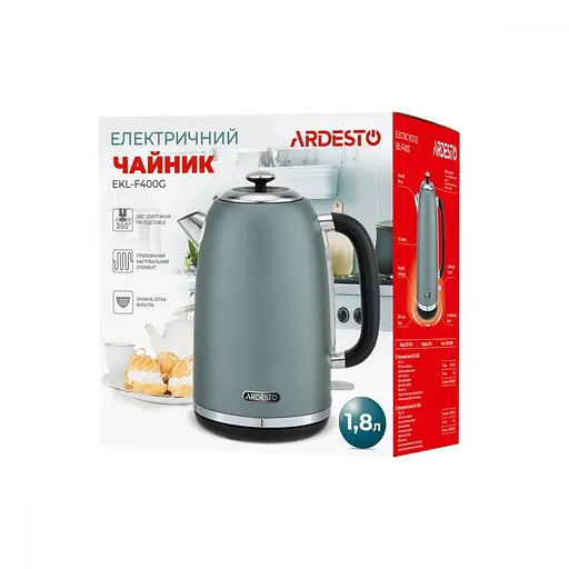 Электрочайник Ardesto EKL-F400G - фото 2
