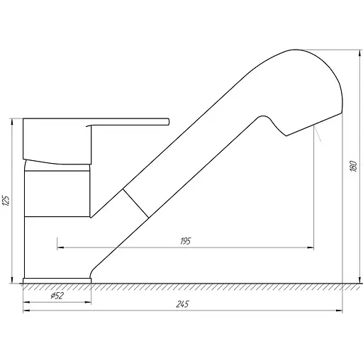Смеситель для кухни Globus Lux QUEENSLAND GLQU-0107 - фото 5