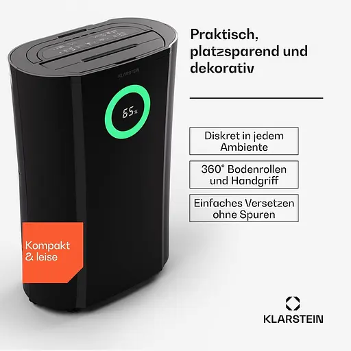 Осушитель воздуха Klarstein DryFy Pro Connect 20 (10045550) Черный - фото 4