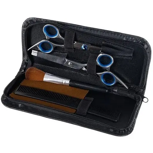 Перукарський набір Soulima 18084, 7 в 1 у футлярі з аксесуарами - фото 5