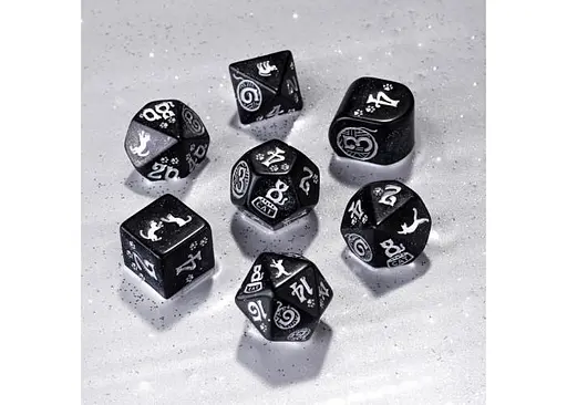 Набір кубиків CATS Modern Dice Set: Waffle , 7 шт. (RCAT05) - фото 3