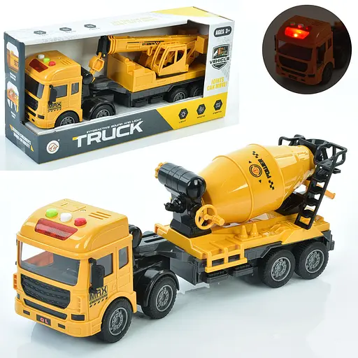 Стройтехника 316-3-4 инерц, 30см, подвижные детали, музыка, звук, свет, 2 вида, на бат(табл), в кор-ке, 32-15-9,5см (6903317604708) - фото 2