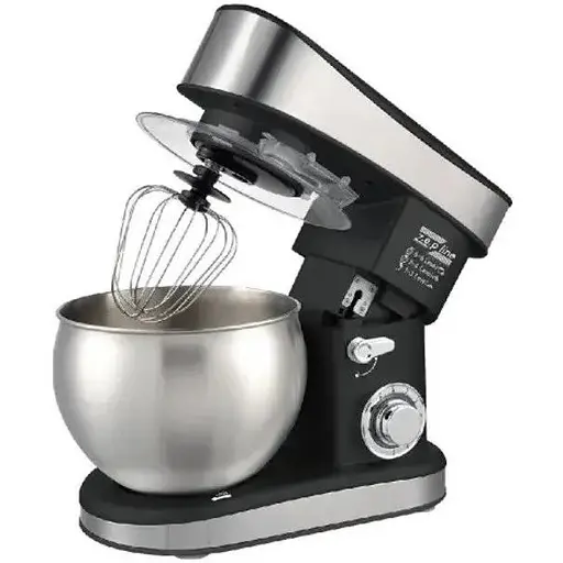 Стационарный миксер тестомес 4в1 Zepline ZP-137 с металлической чашей планетарное вращение 7л 3500Вт - фото 7