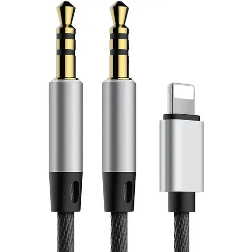 Переходник Lightning to AUX 3.5 мм male Apple Adapter Baseus L33