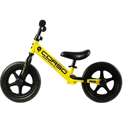 Біговел Corso Sprint JR-82566 сталева рама колеса 12" EVA (Піна)