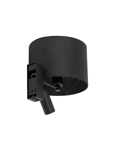 Бра, настінний світильник Nowodvorski 11521 Lusso E27|GU10 (R35) 10W|10W IP20 чорний - фото 4