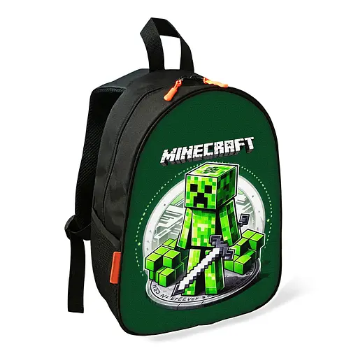 Рюкзак Minecraft Крипер детский школьный/городской 34х27х13 см для мальчика (02445)