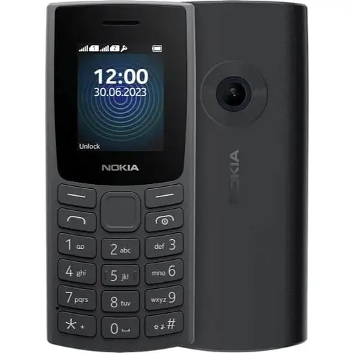 Мобільний телефон Nokia 110 DS 2023 Charcoal (1GF019FPA2C01) - фото 1