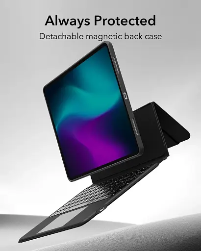 Чехол-клавиатура ESR Ascend Keyboard Case US Layout-Black для iPad Pro 11” (2024) - фото 4