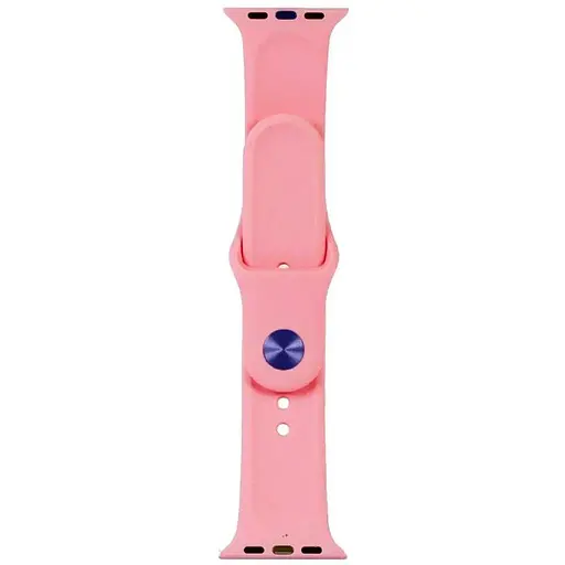 Ремешок Apple Watch Silicone 38/40/41 мм Розовый L (6) (29) - фото 1