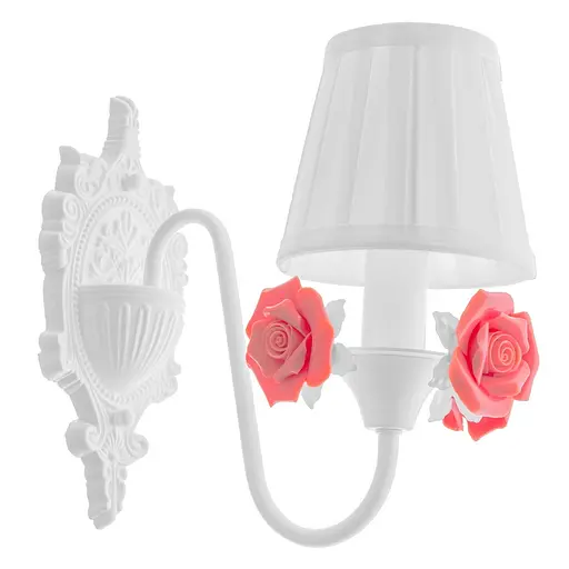 Бра Brille BKL-517W/1 настінне накладне флористика з абажуром E14