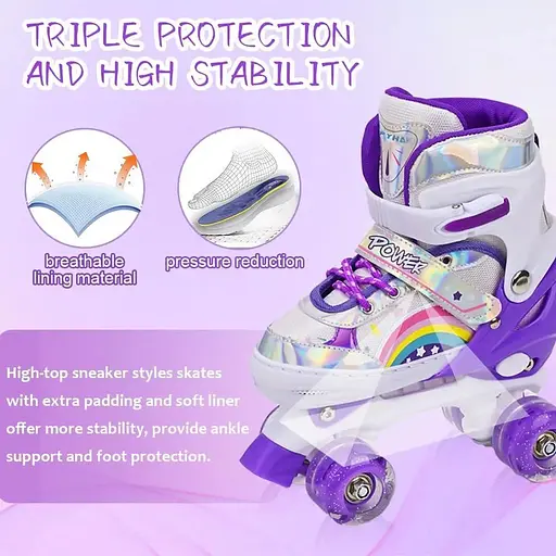 Ролики детские LOKJIJI размер М Регулируемые - фото 3