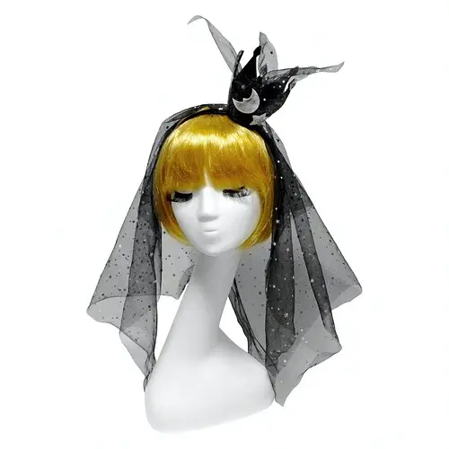 Коронка Ночка на обруче - фото 1