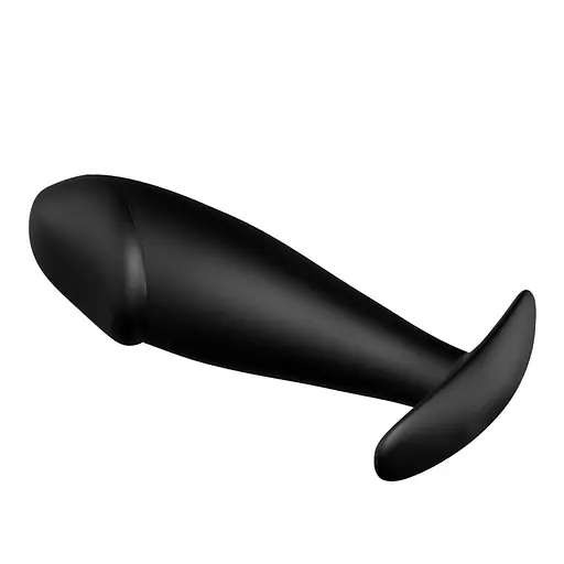 Анальна пробка Pretty Love Penis Shaped 10 см (чорний) - фото 3