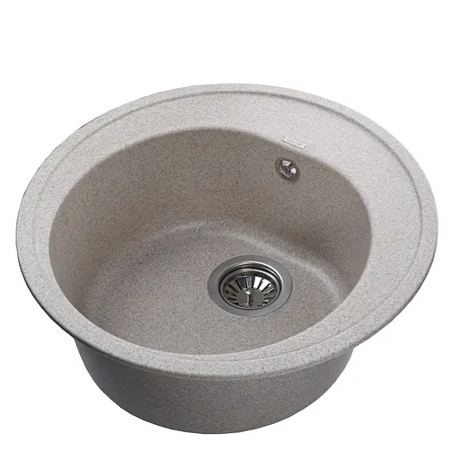 Кухонна мийка гранітна Globus Lux Martin мигдаль 510мм-А0008, Терра - фото 2