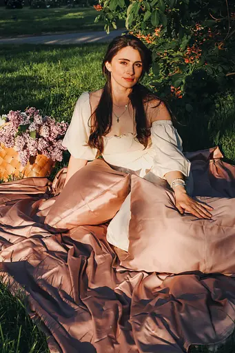 Комплект постельного белья сатин Tea rose розовый - двухспальный - фото 4