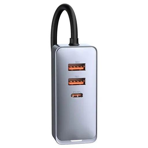Адаптер автомобильный BASEUS Share Together PPS multi-port Fast charging car charger with cord |2USB/2Type-C, - фото 8