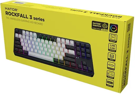 Клавиатура HATOR Rockfall 3 TKL Wireless (HTK850) - фото 5