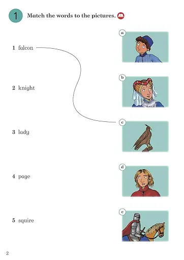 Ladybird Readers 4 Knights and Castles Activity Book - фото 2