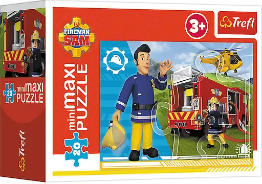 Набір Пазли - (Міні - Максі) - "Команда в дії" / Пожежник Сем - фото 1