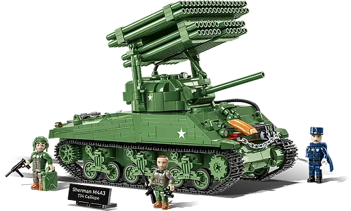 Конструктор COBI танк 1:28 M4A3 SHERMAN T34 CALLIOPE 2569 - фото 2