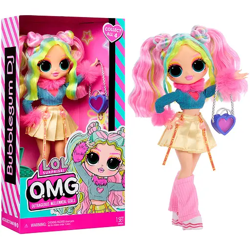 Кукла L.O.L. Surprise! O.M.G. Entry DJ Баблгам (595649) - фото 4