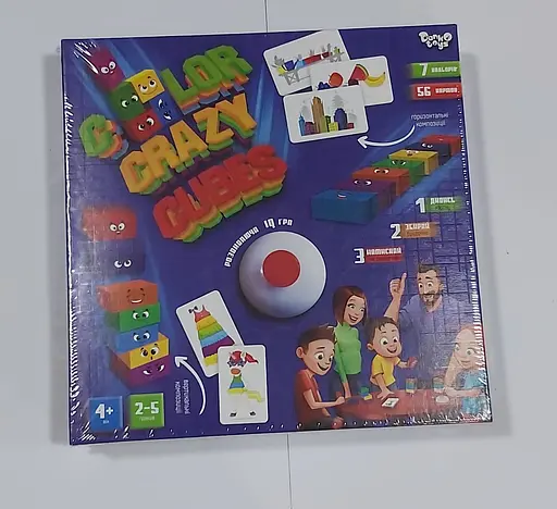 Развивающая настольная игра "Color Crazy Cubes" CCC-02-01U Danko Toys (4823102809540) - фото 3
