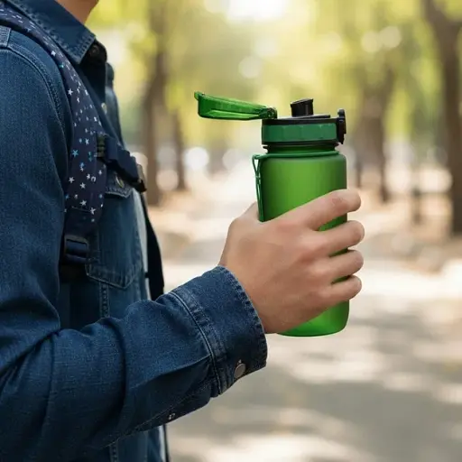 Бутылка для воды Line Art La Plata зеленая 600 мл (60014118LA-04) - фото 5