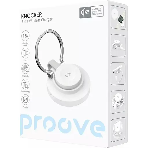 Бездротовий зарядний пристрій + тримач Proove Knocker 2in1 (WSPK15012002) - фото 6