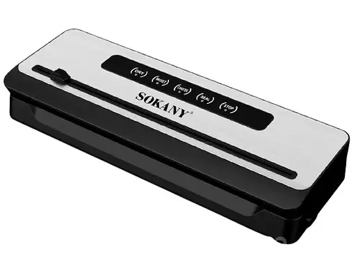 Вакуумный упаковщик Sokany SK-13076 вакууматор 200Вт для длительного хранения продуктов - фото 1