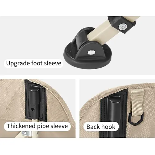 Стілець складаний Naturehike Stellaluna T04 CNK2550JJ022 бежевий - фото 3