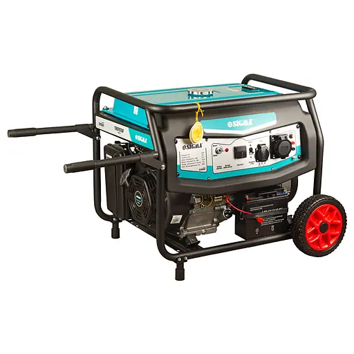 Бензиновий генератор Sigma 9.5/10.0 кВт, однофазний, ручний/електро запуск (5710581) - фото 1
