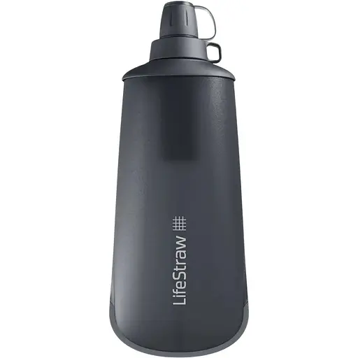 Бутылка-фильтр для воды LifeStraw Peak Squeeze 650 ml Dark Grey (1033-LSW LSPSFMLGRWW)