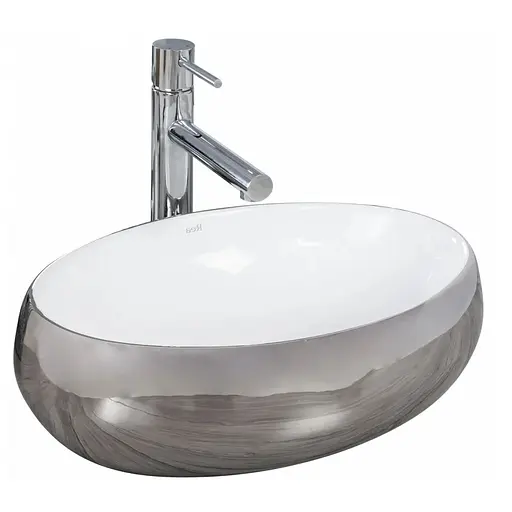 Умывальник Rea Linda silver накладной REA-U1135, Хром - фото 1