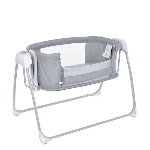 Кроватка-люлька Mastela 8901 с пультом управления серый - фото 4