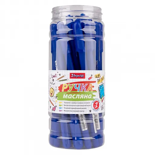 Ручка Amazik, синяя, 30 шт., 412097