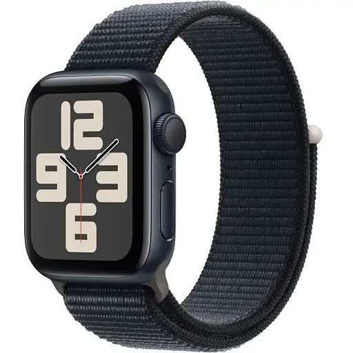 Apple Watch SE 2 GPS 40mm Midnight Aluminium with Midnight Sport Loop MRE03 RU - фото 2