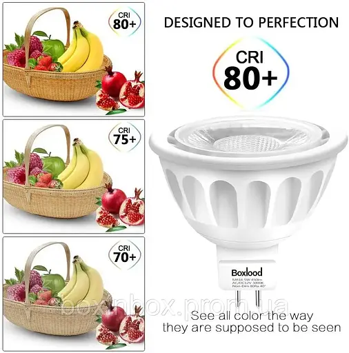 Boxlood - світлодіодні лампи MR16, 5,00 Вт, 12,00 В - фото 2