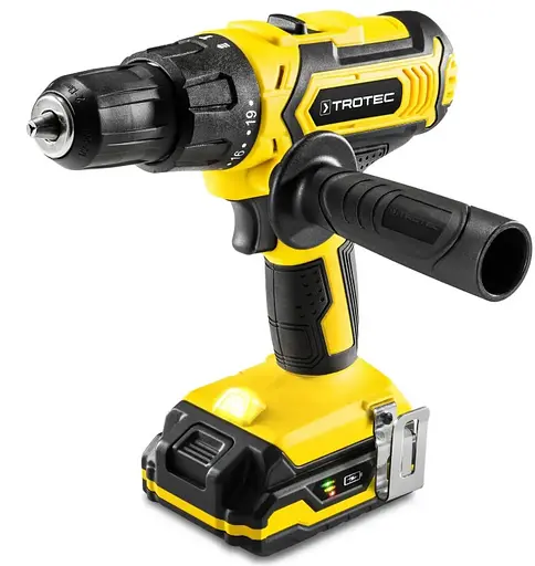 Дрель-шуруповерт аккумуляторный ударный Trotec PHDS 11-20V с АКБ и ЗУ + кейс (4410000502) - фото 1