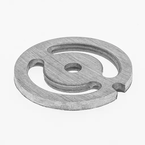 Решетка в ручную мясорубку для колбасы 2 отверстия (d наружн.=55 мм), RS 83616 - фото 2