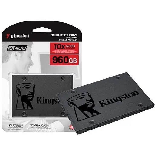 SSD накопитель Kingston A400 960GB 2.5 (SA400S37/960G) - фото 4