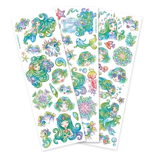 Набір тимчасових татуювань "Зіркові малюнки" Марінія" Nebulous Stars 11458-4 боді-арт - фото 2