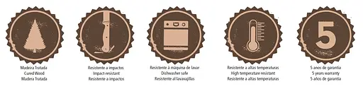 Ніж сікач Tramontina Polywood 152 мм kuh0015708 - фото 2