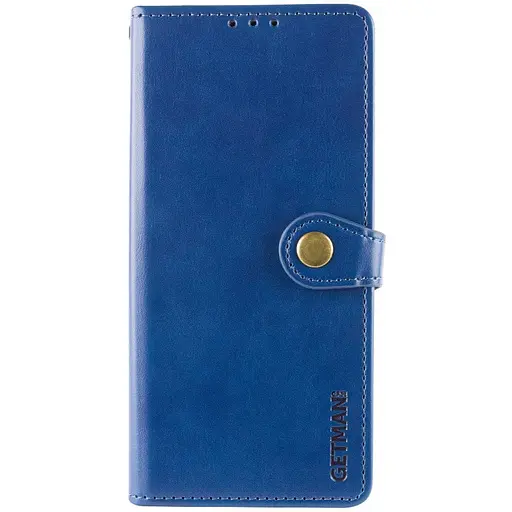 Кожаный чехол-книжка Getman Gallant PU для ZTE Blade A55 4G Синий