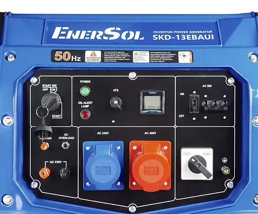 Інверторний дизельний генератор EnerSol 12/13 кВт SKD-13EBAUI - фото 6